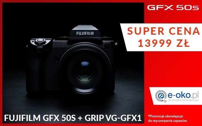 Promocja na Fujifilm GFX 50S w e-oko.pl