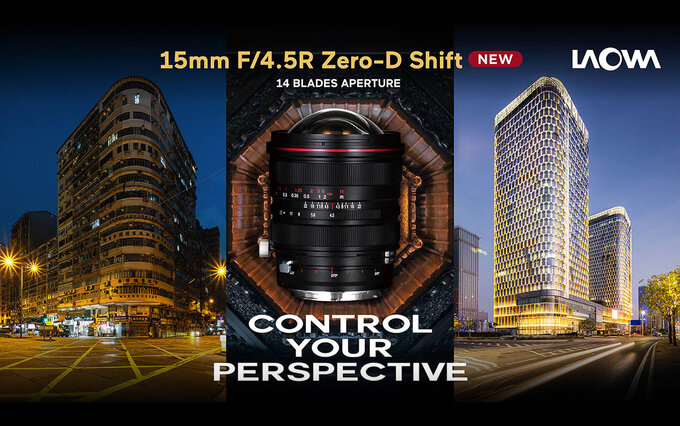 Venus Optics LAOWA 15 mm f/4.5 Zero-D Shift - nowe wersje
