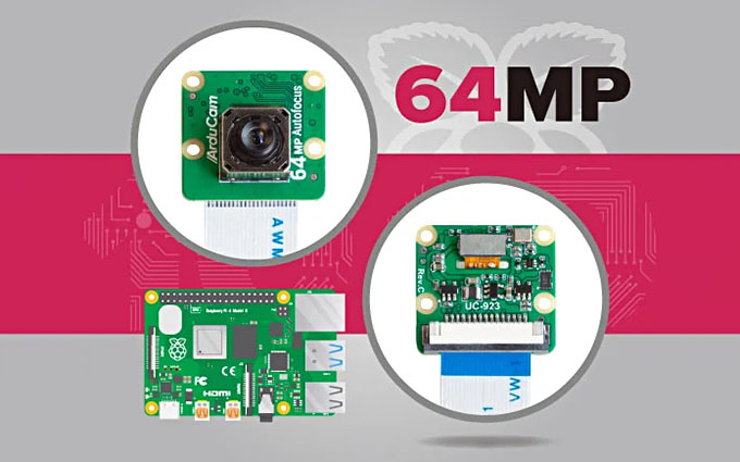 64MP Pi Hawk-eye Camera dla Raspberry Pi