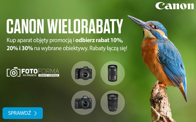 Wyjtkowe promocje Canon w sklepie Fotoforma.pl