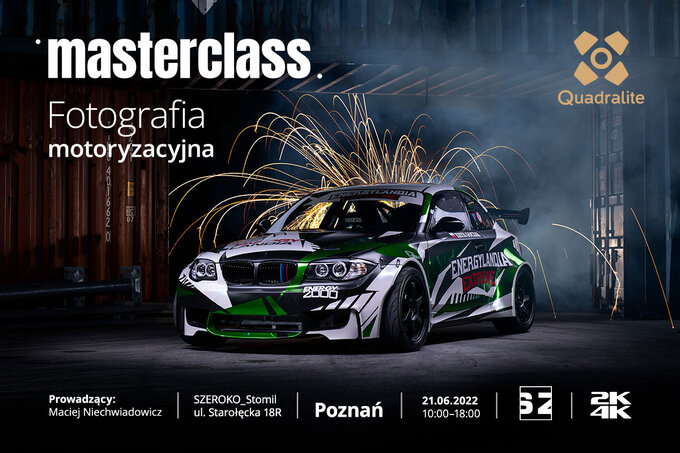 Masterclass z fotografii motoryzacyjnej z Quadralite