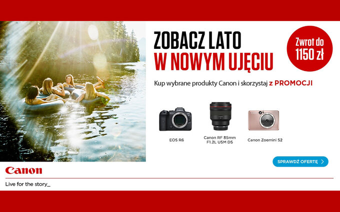 Cyfrowe.pl podwaja cashback na obiektywy Canon RF