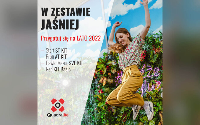 Promocyjne zestawy Quadralite