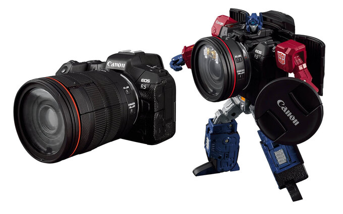 Canon EOS R5 jako Transformers