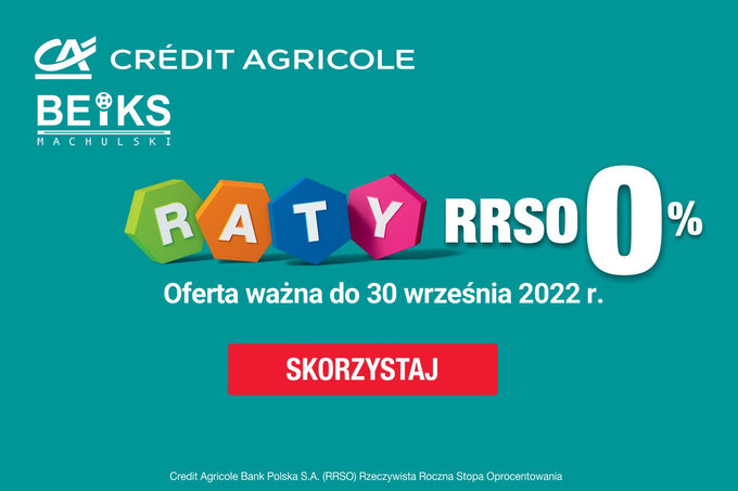 Raty 20x0 procent przy zakupach w BEiKS