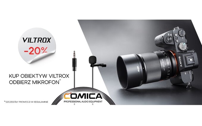 Promocja Viltrox i Comica