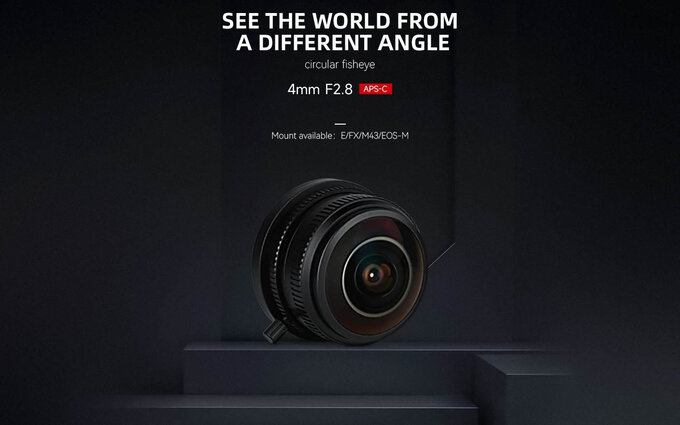 7Artisans 4 mm f/2.8 Fisheye 