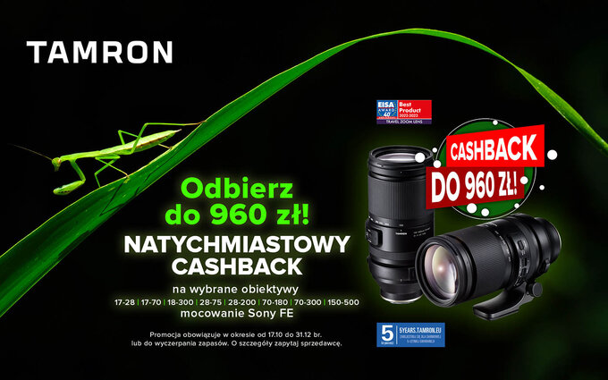 Promocja Tamron Cashback