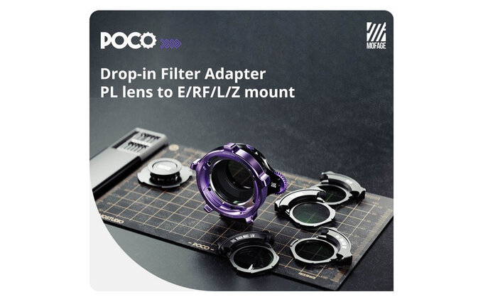 Adapter z gniazdem na filtry POCO