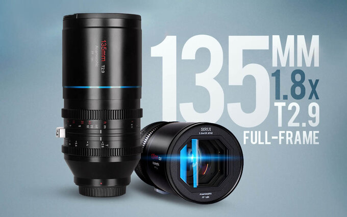 Sirui Venus 135 mm T2.9 1.8x Anamorphic