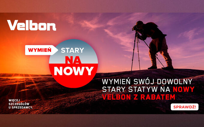 Promocja na statywy Velbon