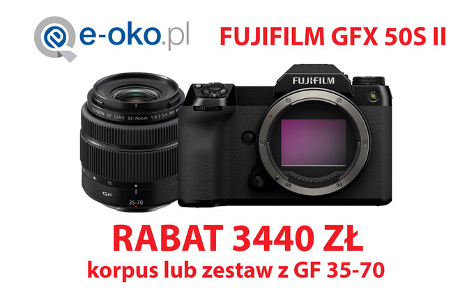 Promocja na Fujifilm GFX 50S II w e-oko.pl