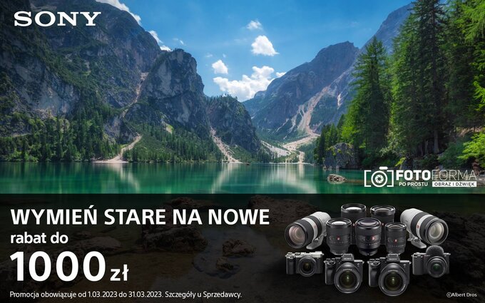 Stare na Nowe - promocja Sony w sklepie Fotoforma.pl
