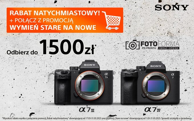 Wiosenne promocje Sony w sklepie Fotoforma.pl