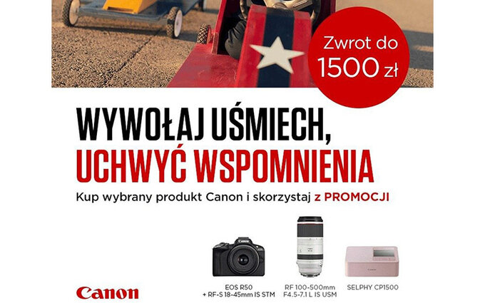 Letni cashback Canon