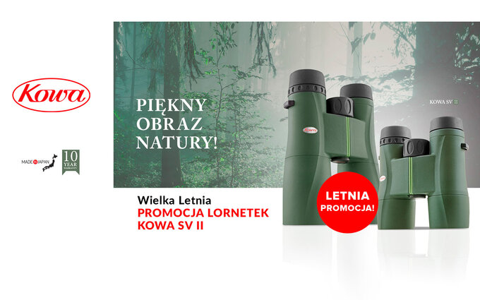 Promocja na lornetki i lunety Kowa