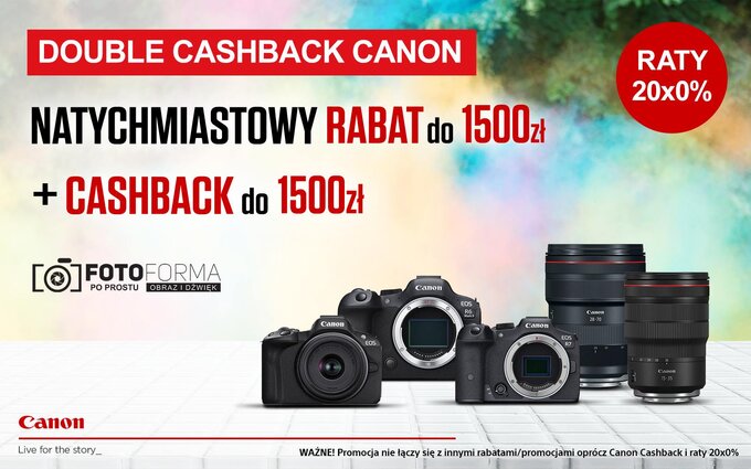 Kumulacja promocji Canon w sklepie Fotoforma.pl
