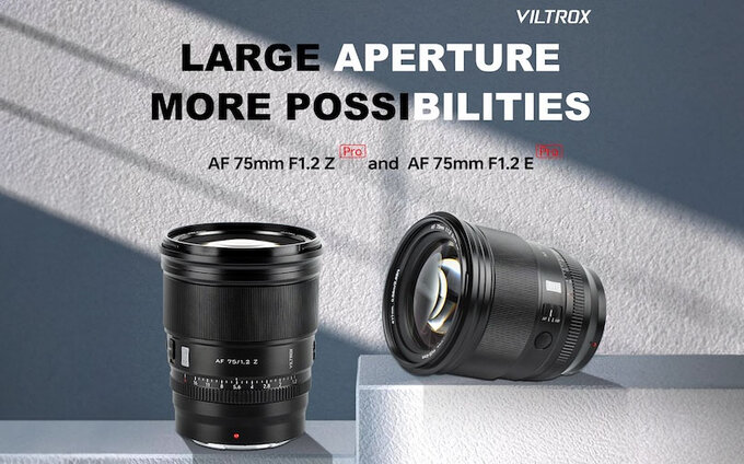 Viltrox AF 75 mm f/1.2 z nowymi mocowaniami