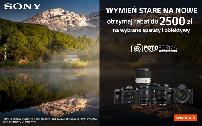 Stare na Nowe - promocja Sony w sklepie Fotoforma.pl