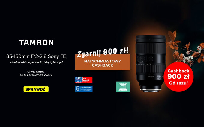 Trwa cashback Tamron