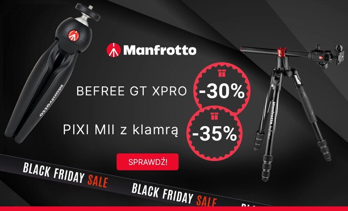 Black Friday z Manfrotto