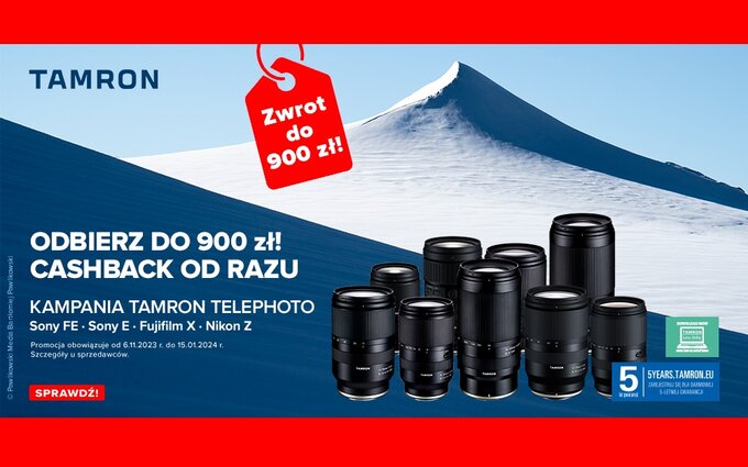 Trwa cashback Tamron