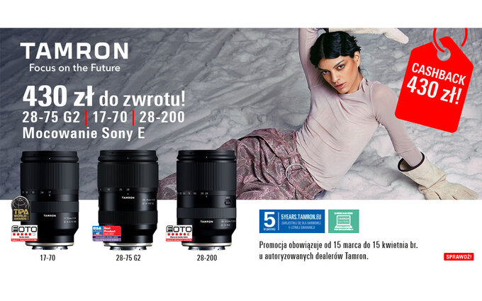 Nowa promocja na obiektywy Tamron