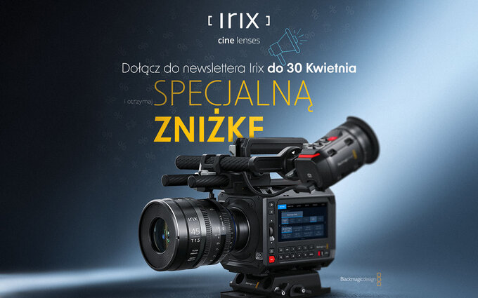 Znika na obiektywy filmowe Irix