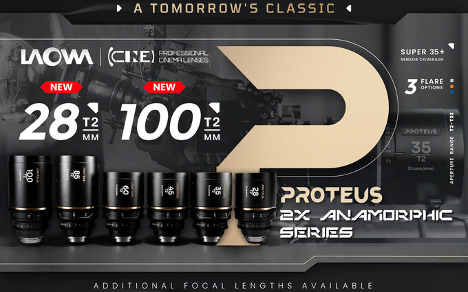 Nowe obiektywy filmowe Venus Optics
