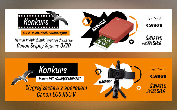 Dwa konkursy Cyfrowe.pl i Canona
