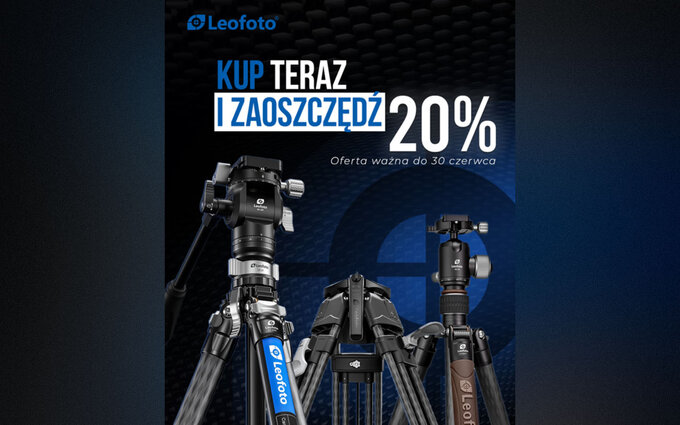 Promocja na statywy Leofoto