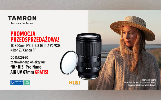Trwa promocja przedsprzedaowa Tamrona 18-300 mm