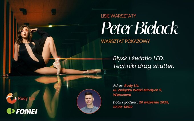 Warsztaty fotografii studyjnej z Piotrem Bielackiem