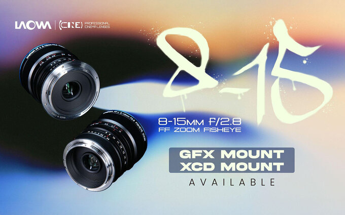 Laowa 8-15 mm f/2.8 FF Zoom Fisheye – nowe mocowania