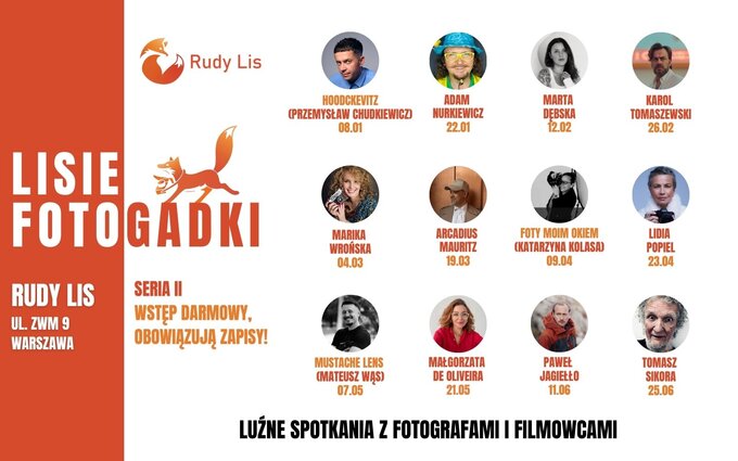 Lisie Fotogadki - kolejne edycje