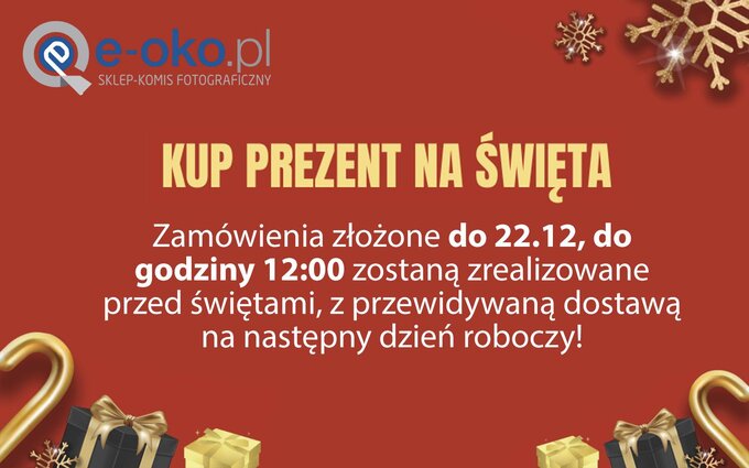 Sprz�t fotograficzny jako prezent na �wi�ta w e-oko