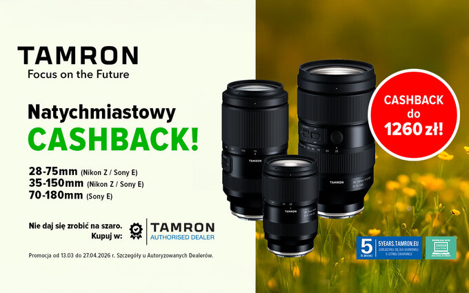 Wiosenny cashback Tamron Wiosenny cashback Tamron