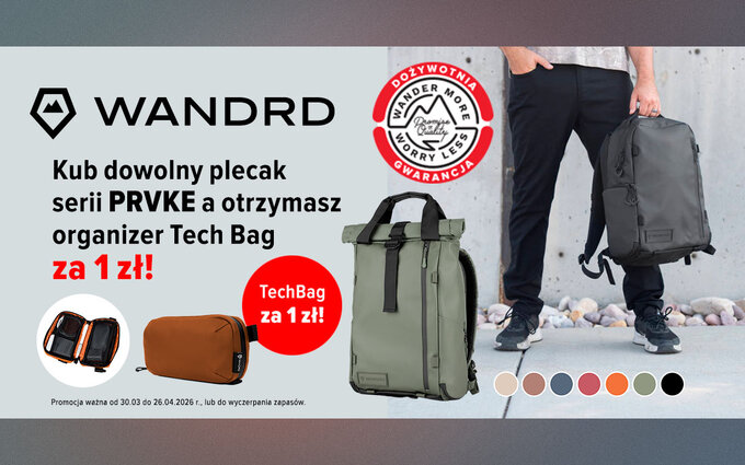 Trwa promocja na plecaki Wandrd