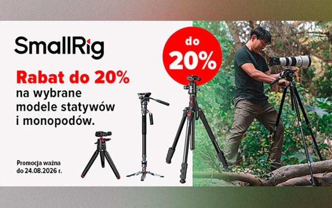 Kończy się promocja SmallRig na statywy Kończy się promocja SmallRig na statywy