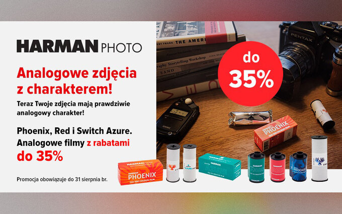 Promocja na analogowe filmy Harman Promocja na analogowe filmy Harman