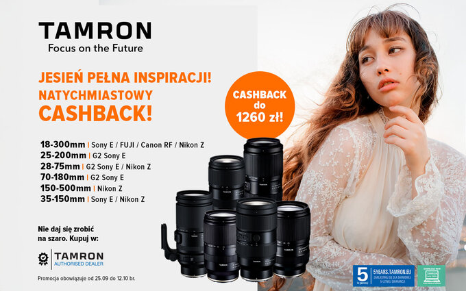 Wystartowa� kolejny Tamron Cashback