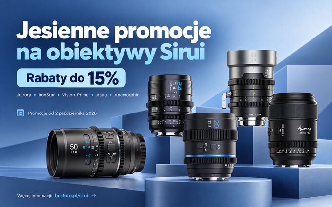Jesienne promocje na obiektywy Sirui