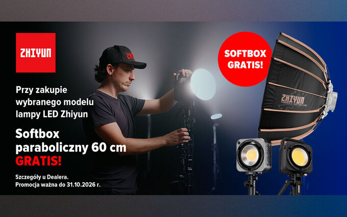 Trwa promocja na lampy Zhiyun Trwa promocja na lampy Zhiyun