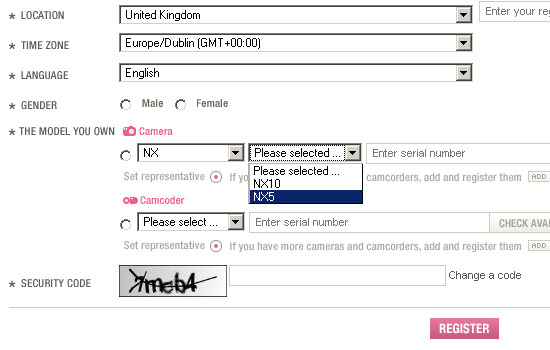 Samsung NX5 nadchodzi