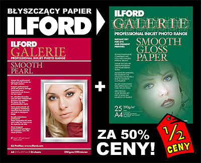 Byszczcy papier Ilford za p ceny