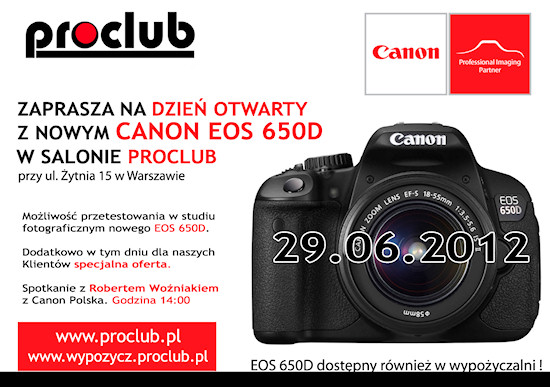 Dzie� Otwarty Canon w sklepie ProClub 