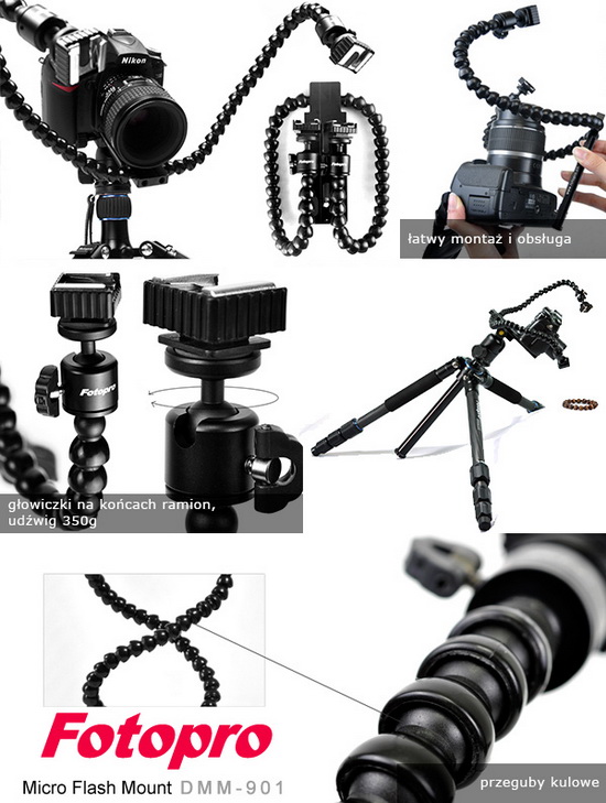 Nowe produkty Fotopro na polskim rynku