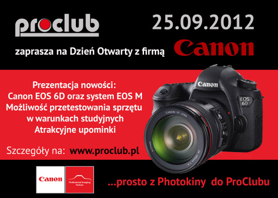 Dzie Otwarty z firm Canon w Proclub