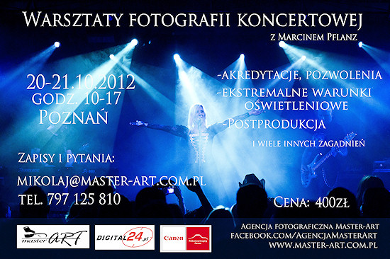 Warsztaty fotografii koncertowej z Marcinem Pflanz