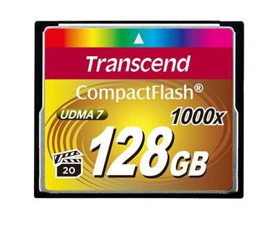 TRANSCEND wprowadza szybkie karty CF 1000x